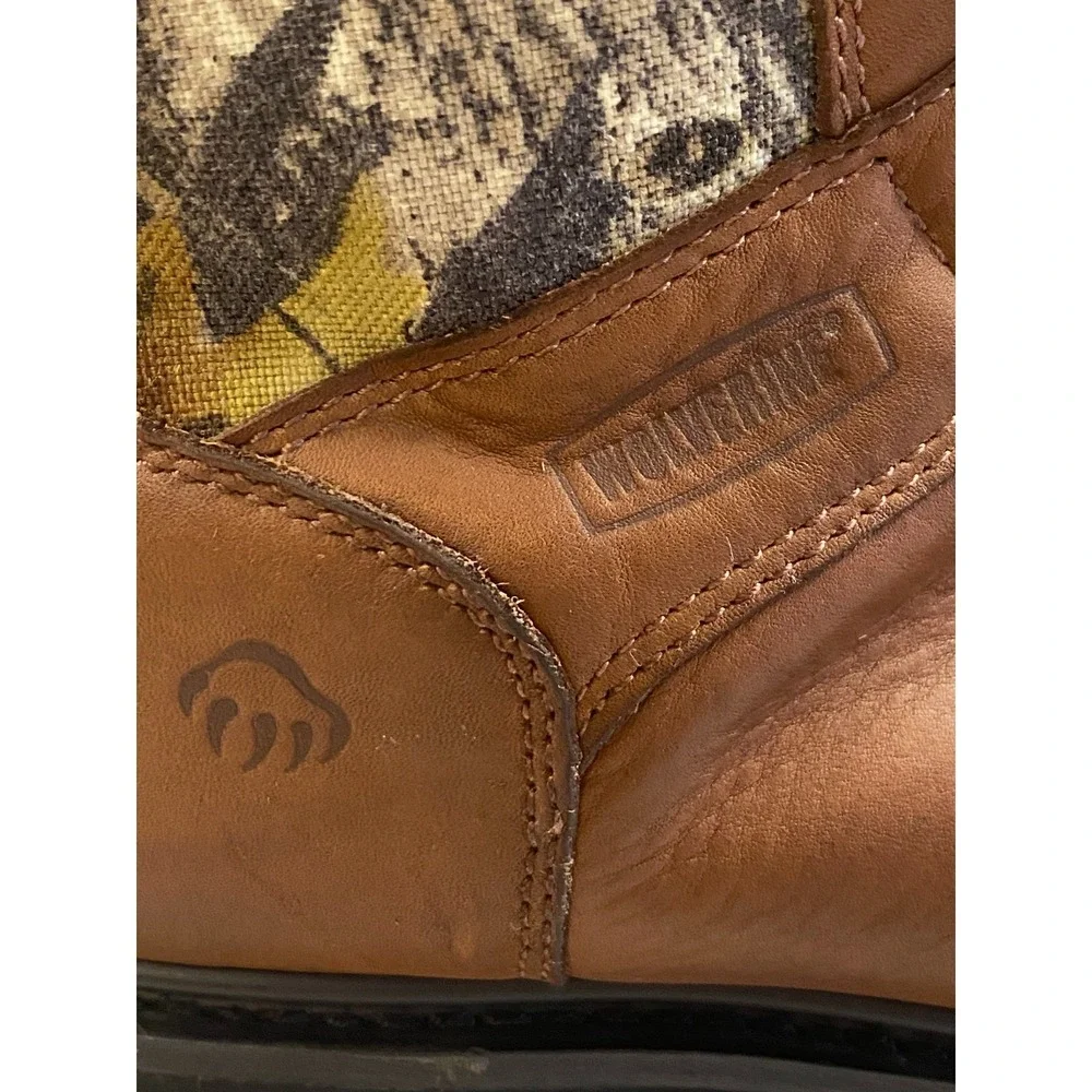 Wolverine Gore-Tex Thinsulate Steel Toe Camo & Leather  Men's 11M Boots